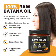 Batana Oil For Hair Growth – 100% Raw & Unrefined – Ideal for All Type of Hair