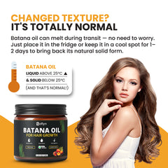 Batana oil Liquid Above 25C & Solid Below